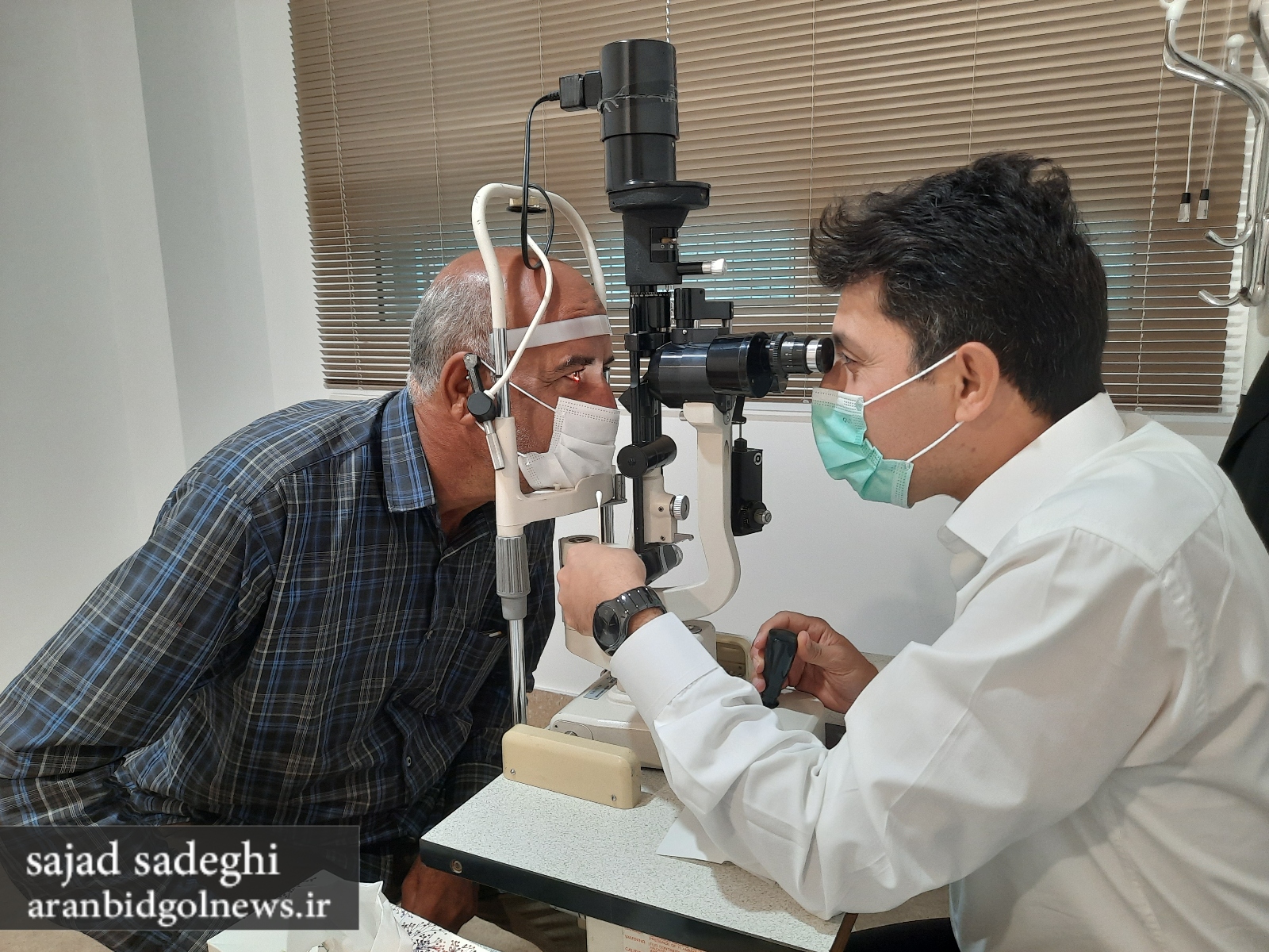 در ایام اربعین حسینی؛ گزارش تصویری خدمت جهادی و خیرخواهانه فوق تخصص قرنیه چشم در آران و بیدگل